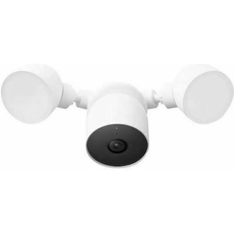 Google Nest Cam with Floodlight IP Κάμερα Παρακολούθησης Wi-Fi 1080p (GA02411-EU)