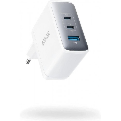 Anker 736 Φορτιστής Χωρίς Καλώδιο GaN με Θύρα USB-A και 2 Θύρες USB-C 100W (A2145323) Λευκός