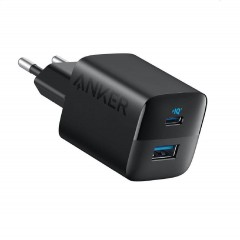 Anker 323 Φορτιστής Χωρίς Καλώδιο με Θύρα USB-A και Θύρα USB-C 33W (A2331G11) Μαύρος