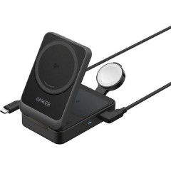 Anker MagGo Wireless Charging Station 3-in-1 Pocket Size 15W (B2557311) Black