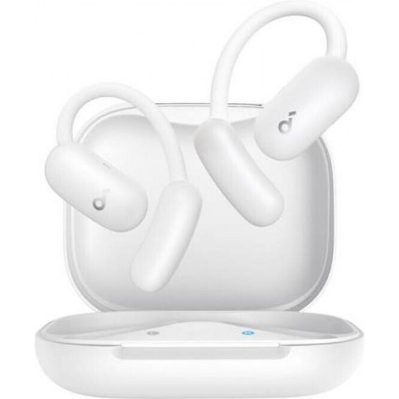 Anker Soundcore AeroFit 2 Bluetooth Handsfree Ακουστικά με Αντοχή στον Ιδρώτα και Θήκη Φόρτισης (A3874G21) White