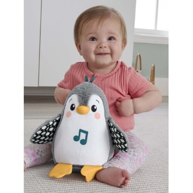 Fisher Price Ζωάκι Πιγκουινάκι από Ύφασμα με Ήχους