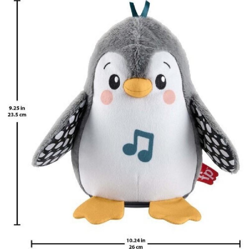 Fisher Price Ζωάκι Πιγκουινάκι από Ύφασμα με Ήχους