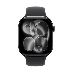Apple Apple Watch 11 GPS + Cellular, Jet Black Aluminium Case 42mm, Black Sport Band - S/M MF834ZR