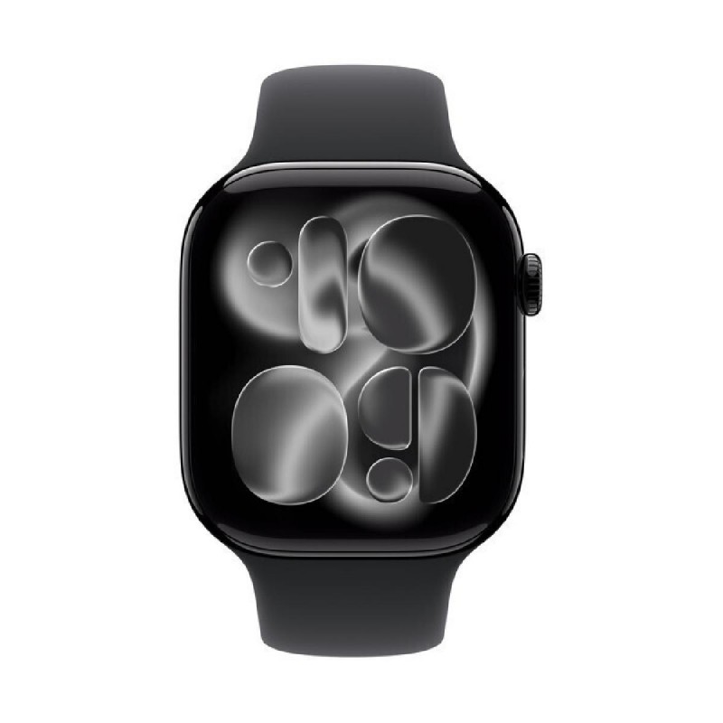 Apple Apple Watch 11 GPS + Cellular, Jet Black Aluminium Case 42mm, Black Sport Band - S/M MF834ZR