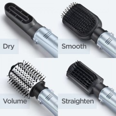 Babyliss Hydro-Fusion 4 in 1 Hairdryer Brush with Anti-Frizz Advanced Ionic Technology (AS774E) Blue