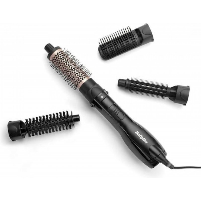 Babyliss Smooth Finish Κεραμική Ηλεκτρική Βούρτσα με Αέρα για Μπούκλες 1200W (AS122E)