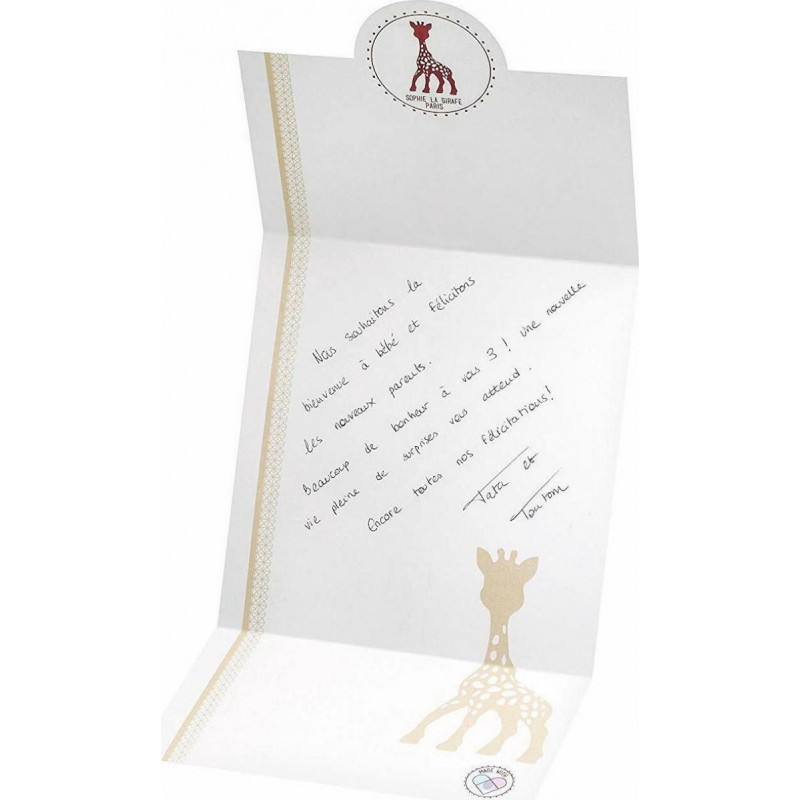 Sophie La Girafe (S000003) Sophiesticated Σετ δώρου με πανάκι παρηγοριάς