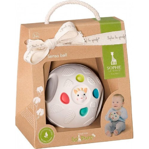 Sophie La Girafe Μπάλα Senso Ball So Pure για 3+ Μηνών S220125 Sophie La Girafe Μπάλα Senso Ball So Pure για 3+ Μηνών S220125