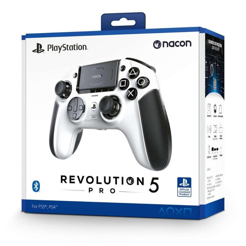 Nacon Revolution 5 Pro Wireless Controller for PS5/PS4 (PS5RP5WUK) White