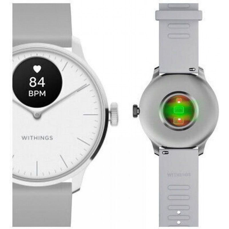 Withings ScanWatch Light Stainless Steel 37mm White / Silver