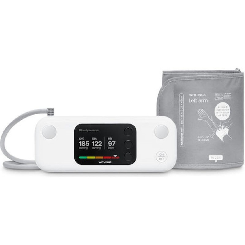 Withings Ηλεκτρονικό Πιεσόμετρο Μπράτσου με Bluetooth WPM07-08-all-Int