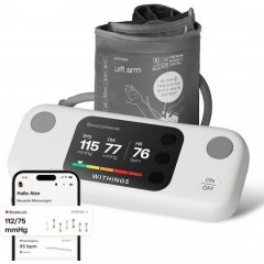 Withings Ηλεκτρονικό Πιεσόμετρο Μπράτσου με Bluetooth WPM07-08-all-Int