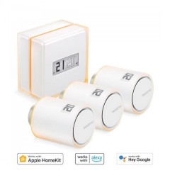  Netatmo  Complete Package Smart Thermostat 3 Wi-fi Thermostat Heads (NBU-NTH-NAV)