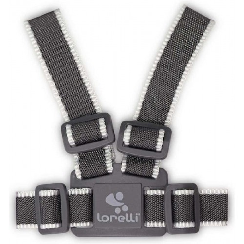 Lorelli Safety Harness με Ιμάντα Στήριξης για 6+ μηνών (10010050001) Γκρι