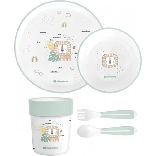 Kikka Boo Savanna Σετ Φαγητού 5τμχ για 6+ μηνών (31302040138) Πράσινο