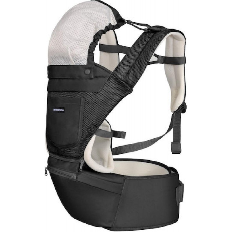 Kikka Boo Κλασικός Μάρσιπος Chloe Mesh Black με Μέγιστο Βάρος 15kg (31108010070)