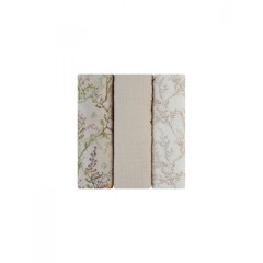Kikka Boo Secret Garden Πάνες Αγκαλιάς από Μουσελίνα 75x75εκ. 3τμχ (31103010107) Beige