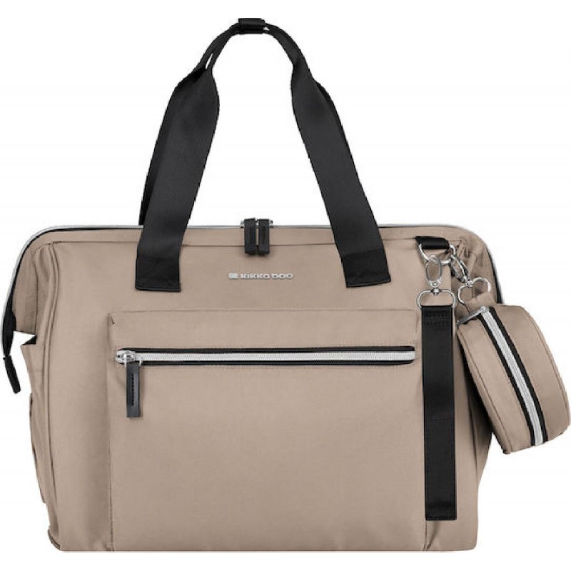 Kikka Boo Τσάντα Μαιευτηρίου Ώμου/Χειρός Maxi Μπεζ 40x27x22εκ. (31108020108)