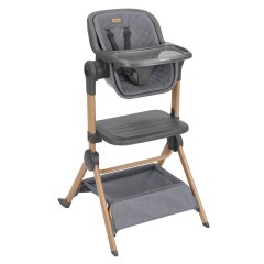 Kikka Boo 2in1 Bedside Crib + Highchair Sleat Me (31003020109) Grey