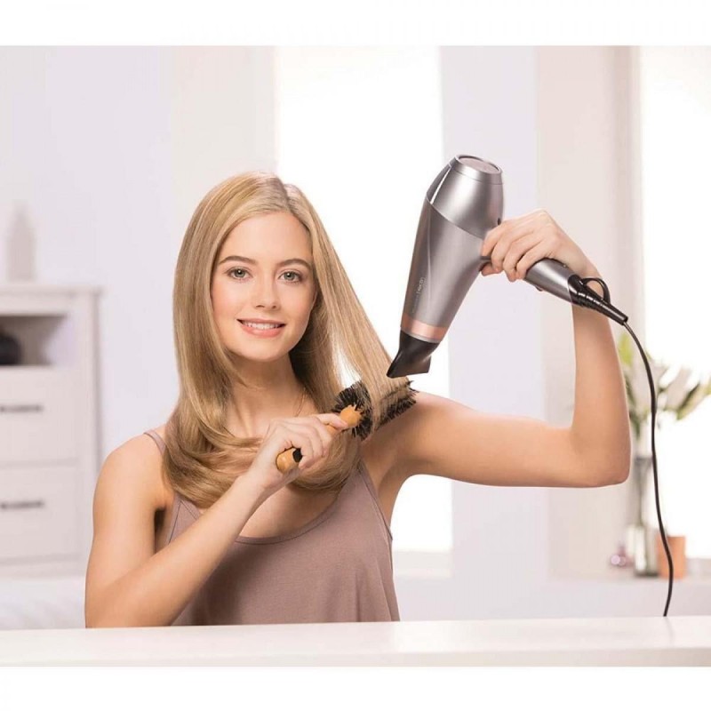 Remington AC8820 Keratin Protect Επαγγελματικό Πιστολάκι Μαλλιών με Φυσούνα 2200W (T23-7001480) Silver