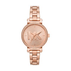 Michael Kors Sofie Ρολόι με Μεταλλικό Μπρασελέ σε Ροζ Χρυσό χρώμα MK4335