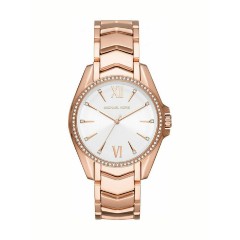 Michael Kors Whitley Γυναικείο Ρολόι 38mm Μπαταρίας με Ροζ Χρυσό Μεταλλικό Μπρασελέ