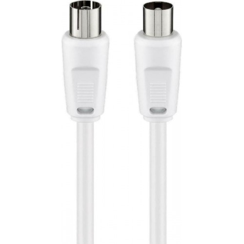 Goobay Antenna Cable Coax male - Coax female Λευκό 5m (11512) Goobay Antenna Cable Coax male - Coax female Λευκό 5m (11512)
