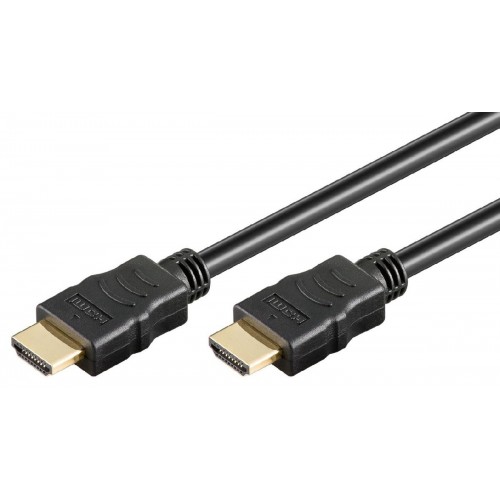 Goobay HDMI 2.0 Premium High Speed 4K 60Hz HDR Cable HDMI male - HDMI male 1.5m Μαύρο
