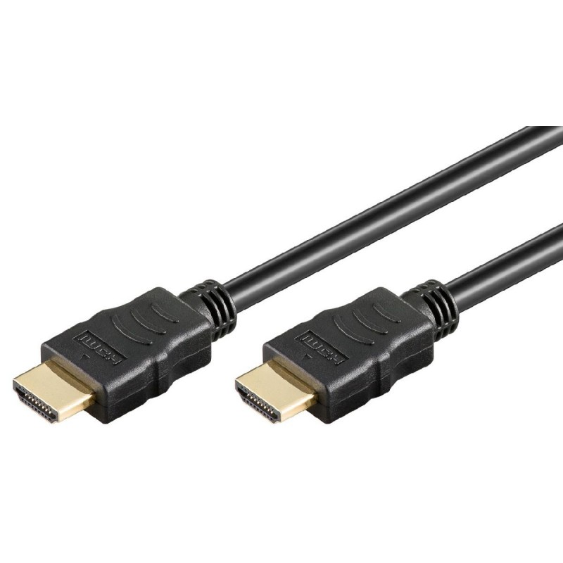 Goobay HDMI 2.0 Premium High Speed 4K 60Hz HDR Cable HDMI male - HDMI male 1.5m Μαύρο