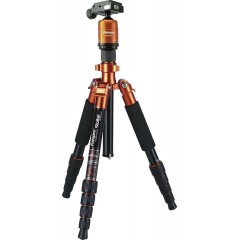 Rollei Stativ Compact Traveler No. 1 Τρίποδο - Φωτογραφικό (20934) Orange