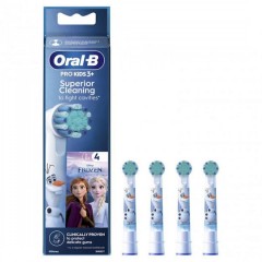 Oral-B Ανταλλακτικά Ηλεκτρικής Οδοντόβουρτσας Pro Kids 4τμχ για 3+ Χρονών EB10S-4 Frozen