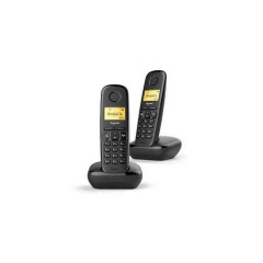 Gigaset A270 Ασύρματο Τηλέφωνο Duo (L36852-H2812-D201) Μαύρο
