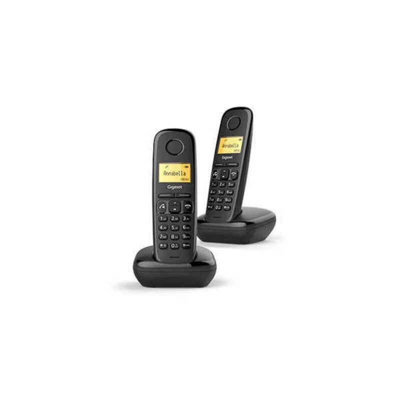 Gigaset A270 Ασύρματο Τηλέφωνο Duo (L36852-H2812-D201) Μαύρο