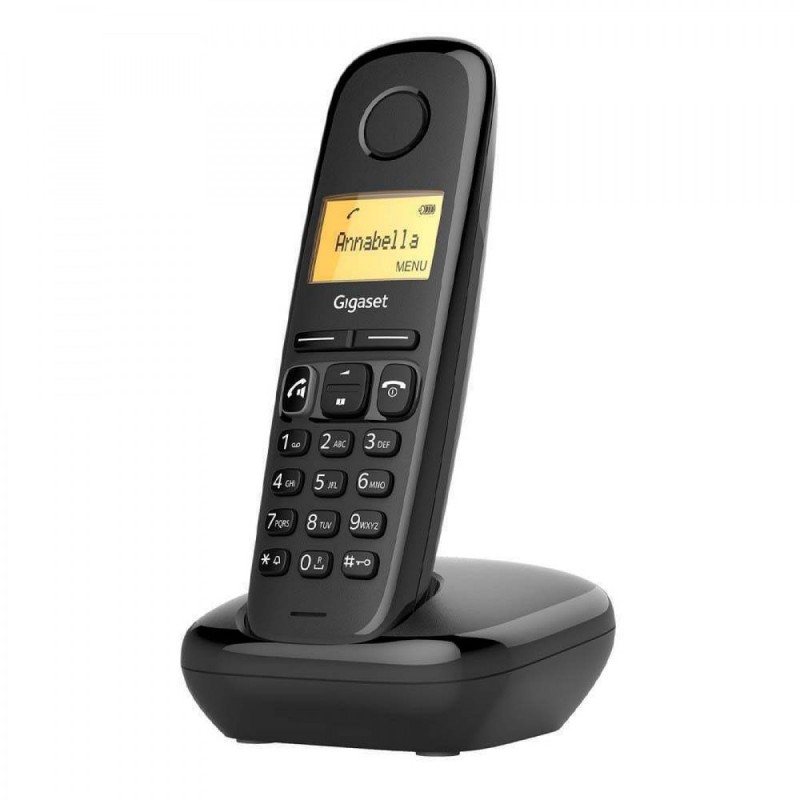 Gigaset A270 Ασύρματο Τηλέφωνο Duo (L36852-H2812-D201) Μαύρο