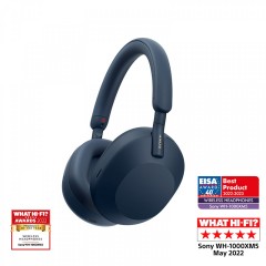 Sony WH-1000XM5 Ασύρματα/Ενσύρματα Over Ear Ακουστικά Midnight Blue