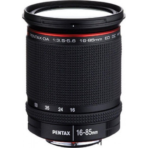 Pentax Crop Φωτογραφικός Φακός HD DA 16-85mm f/3.5-5.6 ED DC WR Wide Angle Zoom για Pentax K Mount Black Pentax Crop Φωτογραφικός Φακός HD DA 16-85mm f/3.5-5.6 ED DC WR Wide Angle Zoom για Pentax K Mount Black