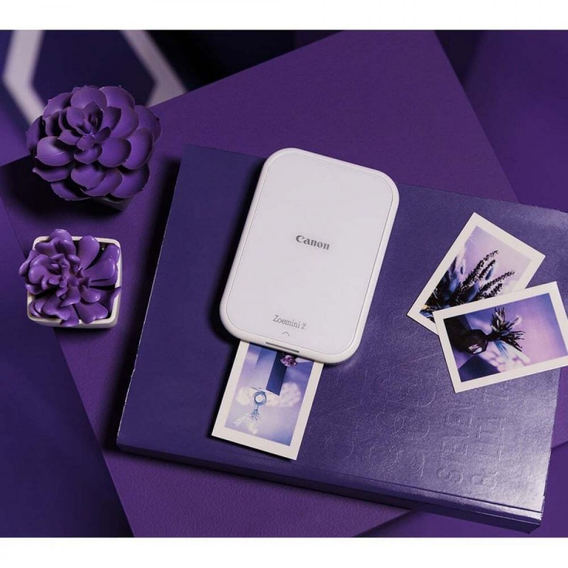 Canon Zoemini 2 Mini Photo Printer Bluetooth (5452C004AA) Pearl White Canon Zoemini 2 Mini Photo Printer Bluetooth (5452C004AA) Pearl White