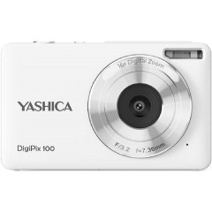 Yashica DigiPix 100 Compact Φωτογραφική Μηχανή Full HD (1080p) 44MP (YAS-DG100P-WH)Λευκή