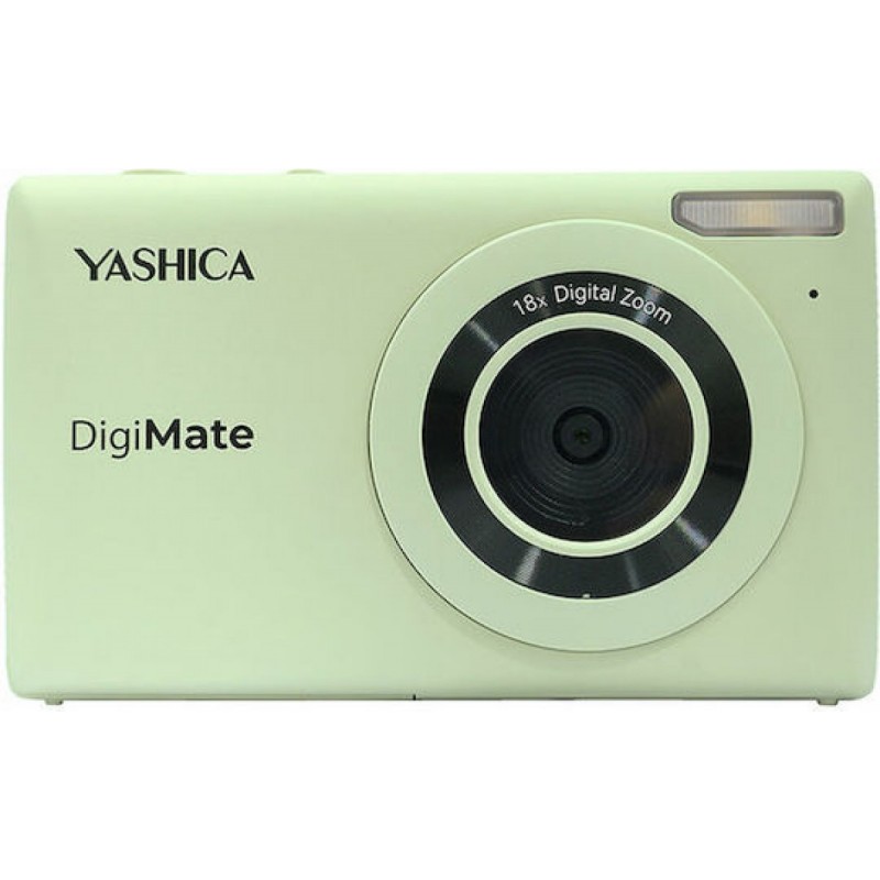 Yashica DigiMate Compact Φωτογραφική Μηχανή 8MP (YAS-DGM100-GM) Πράσινη