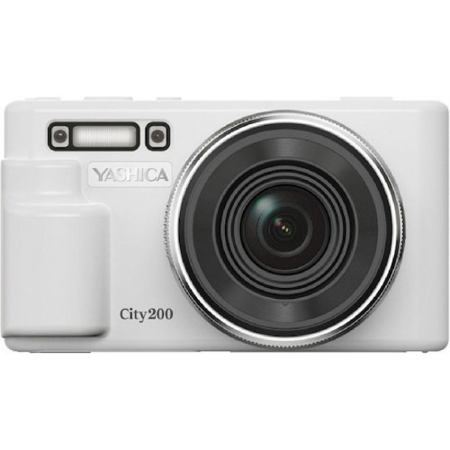 Yashica City 200 Compact Φωτογραφική Μηχανή Οπτικού Ζουμ 10x (YAS-DGC200-WH) Λευκή