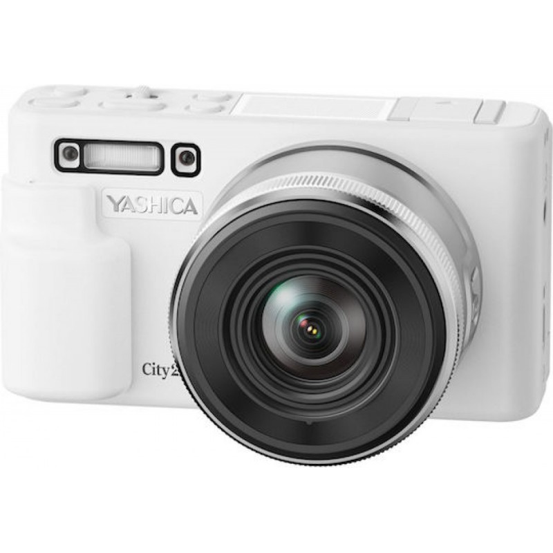 Yashica City 200 Compact Φωτογραφική Μηχανή Οπτικού Ζουμ 10x (YAS-DGC200-WH) Λευκή