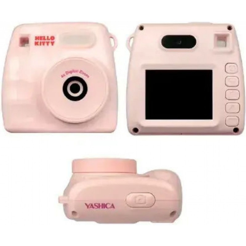 Yashica Mini Digital Hello Kitty Παιδική Φωτογραφική Μηχανή 8MP (YAS-MNDCSP-K2) Ροζ