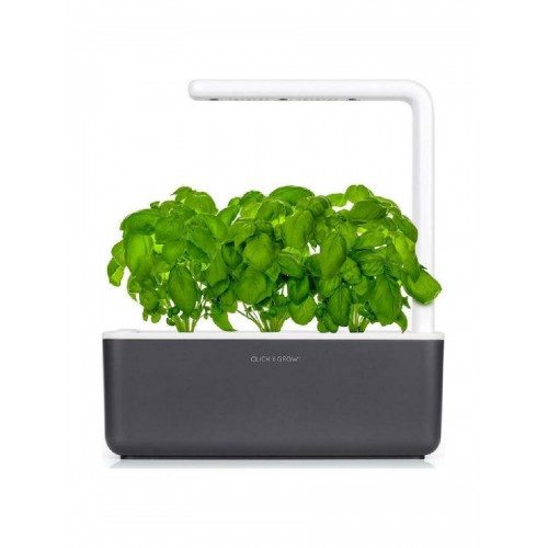 Click & Grow Smart Garden 3 Ζαρντινιέρα Φωτιζόμενη 32x21cm (SGS8UNI) Dark Grey