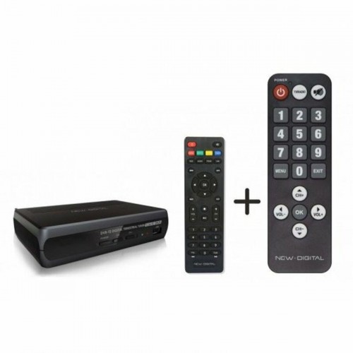 New Digital T2 265HD Senior Ψηφιακός Δέκτης Mpeg4 H.265/HEVC FullHD/SCART/HDMI/Μεγάλο Τηλεχ/ριο για Ηλικιωμένους
