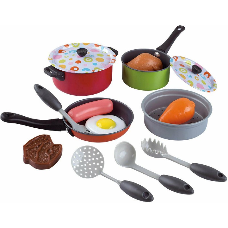 Playgo Μεταλλικό Σετ Κουζινικών Deco για 3+ Ετών 15τμχ (6840)