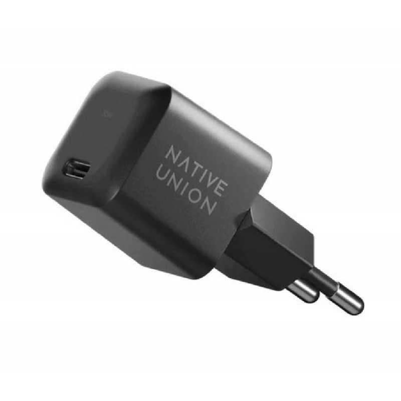 Φορτιστής Native Union Fast Gan PD 30W Black (FAST-PD30-2-BLK-EU)