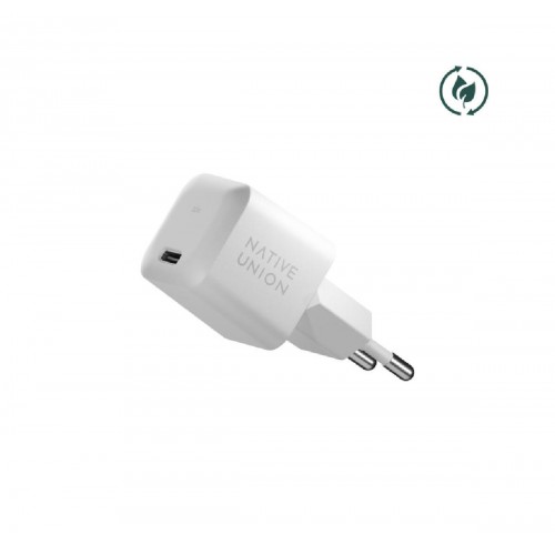 Native Union Φορτιστής Fast Gan PD 30W (FAST-PD30-2-WHT-EU) White