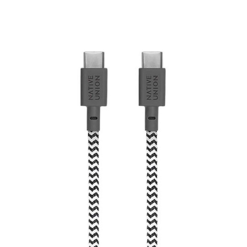 Native Union Bundle Home Charger 30W + Cable C to C (FAST30-CC-WHZEB-EU) Zebra