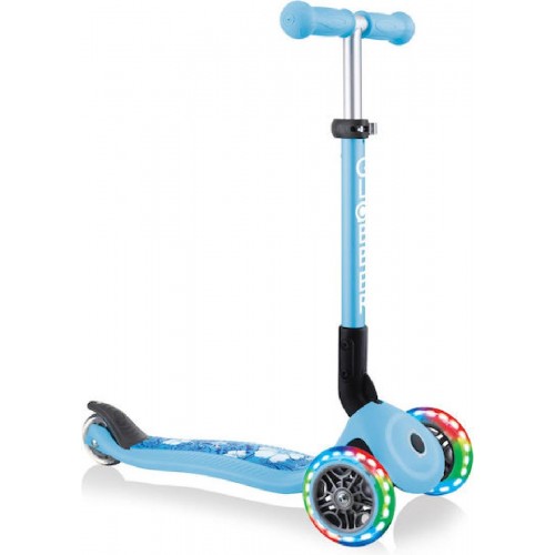 Globber Junior Foldable Fantasy Lights Τρίτροχο Παιδικό Πατίνι για 2+ Ετών (433-200) Γαλάζιο Globber Junior Foldable Fantasy Lights Τρίτροχο Παιδικό Πατίνι για 2+ Ετών (433-200) Γαλάζιο